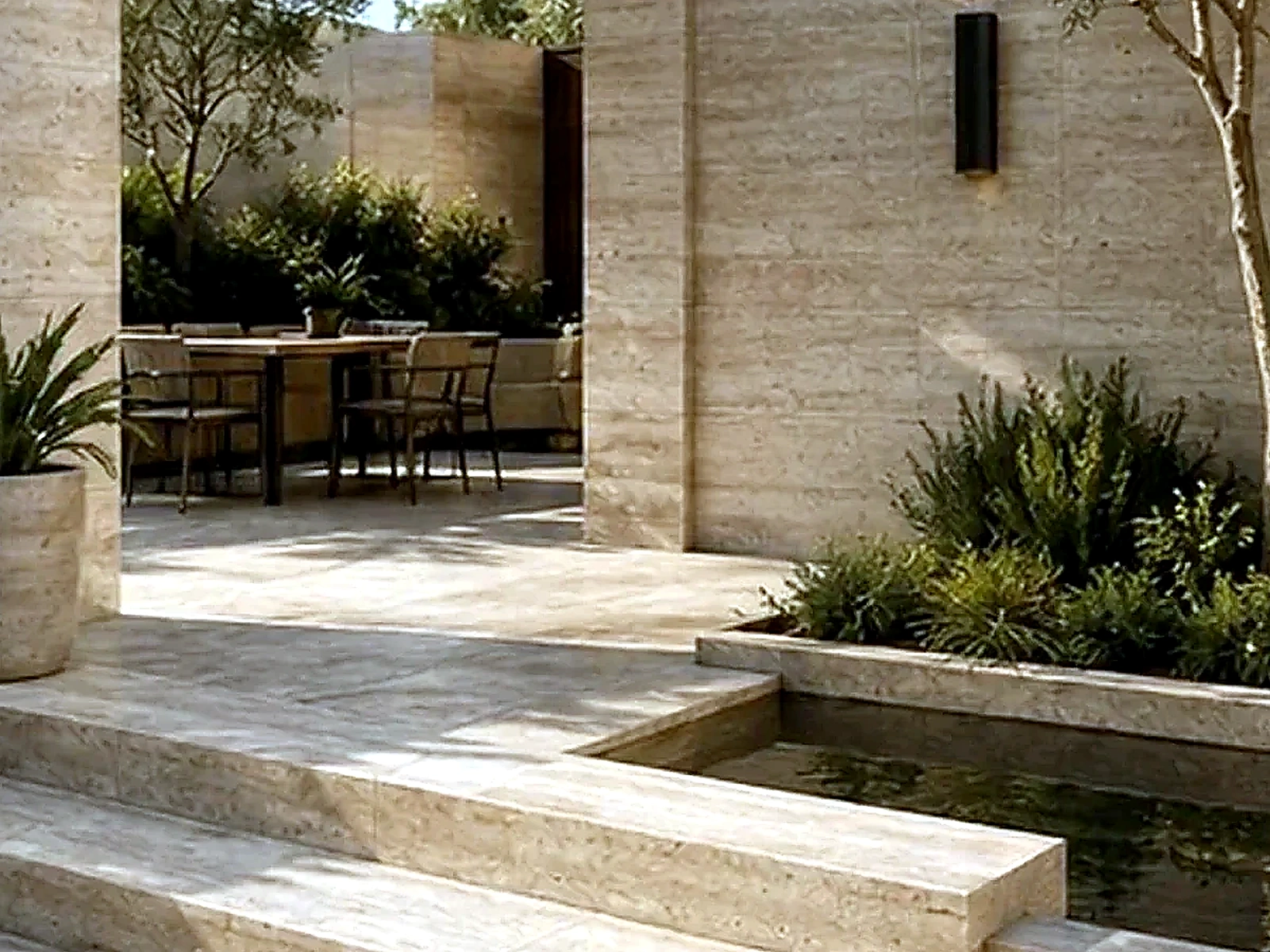 Classic Beige Travertine