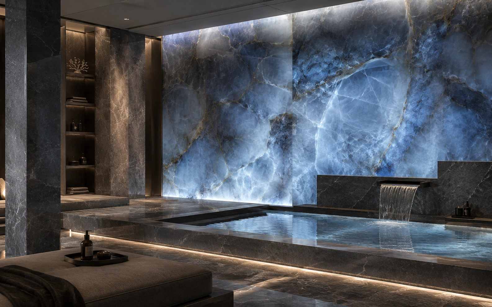 Azure Blue Onyx